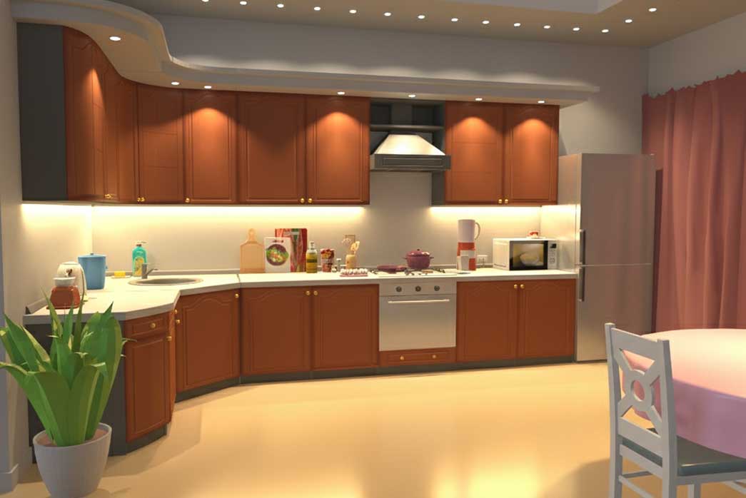 kitchen interior 3d model