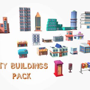 3d city buildings