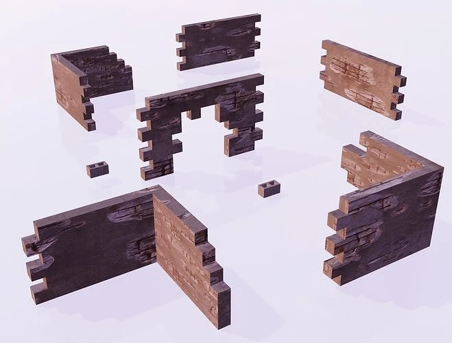 modular 3d models
