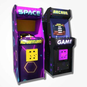 3d retro arcade game machine