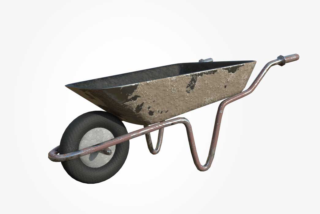 3d wheel barrow