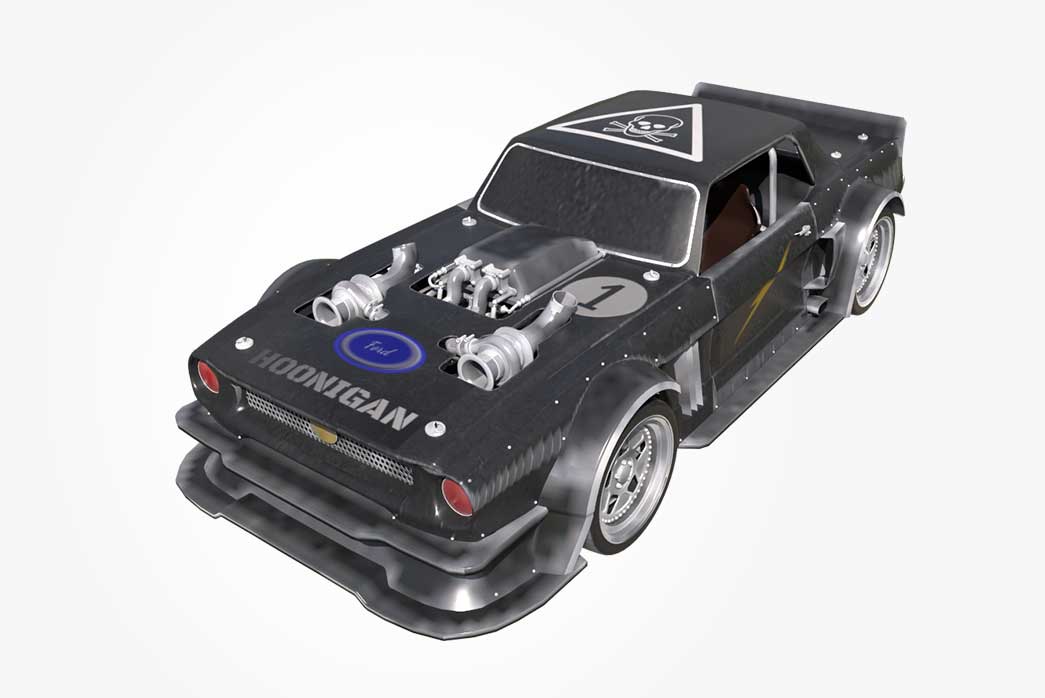ford hoonigan 3d model