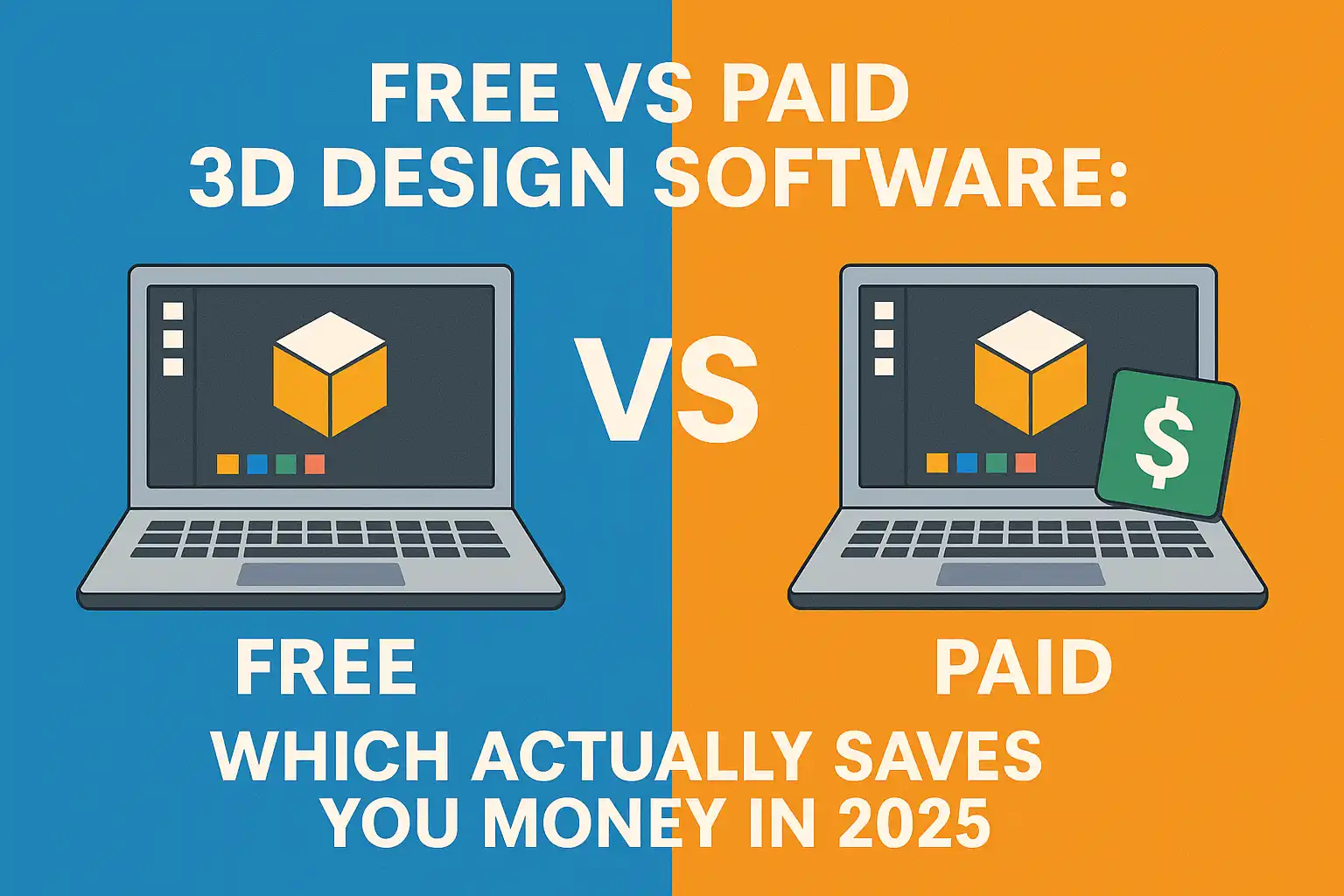 free vs paid 3d design software