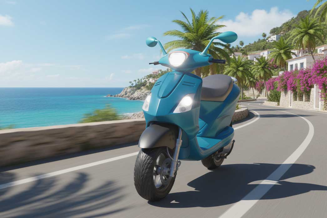 3d scooter model