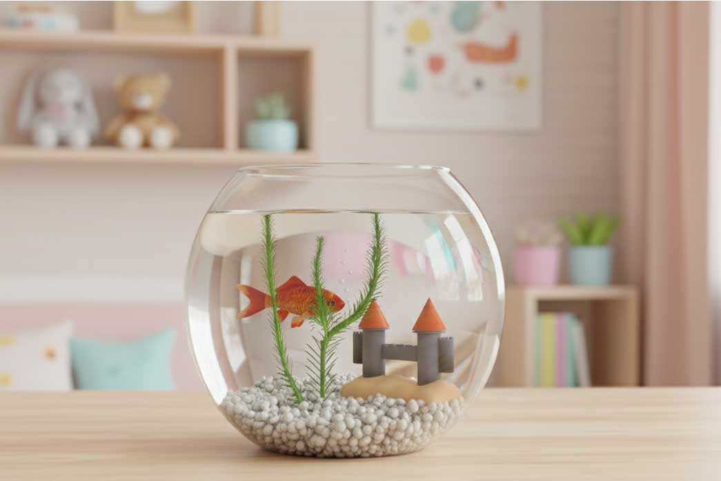 fish bowl 3d model